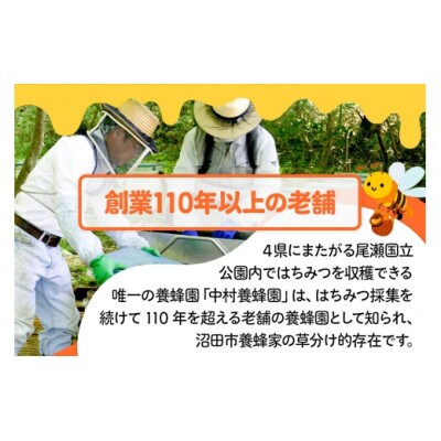 尾瀬のとち蜜&沼田市産アカシア蜜 詰め合わせ500g×各1本 計1kg 中村養蜂園