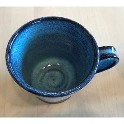 【陶器】月白釉コーヒーカップ　ペア