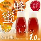 千葉県産純粋はちみつ【計1kg】からすざんしょう500g×2本