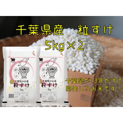 【令和3年産】千葉県産「粒すけ」精米 10kg(5kg×2袋)