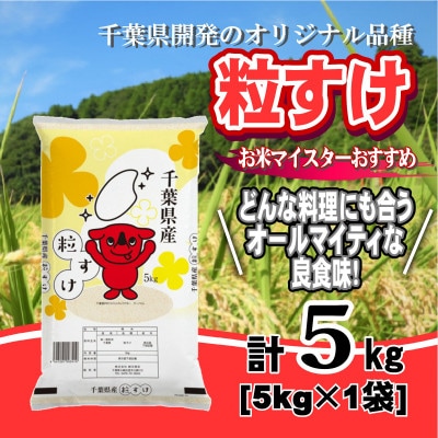 【令和7年産】千葉県産「粒すけ」精米 5kg(5kg×1袋)