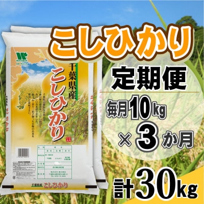 【毎月定期便】コシヒカリ 精米 10kg (5kg×2袋)全3回