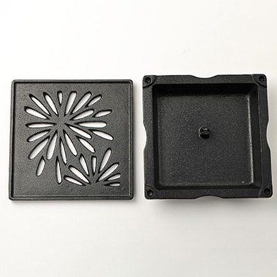 くわな鋳物の蚊やり器　花火