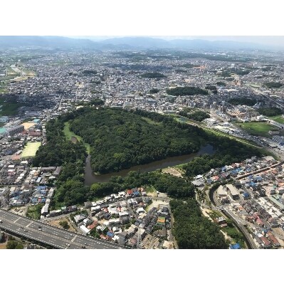 ヘリコプターによる「古市古墳群」遊覧飛行