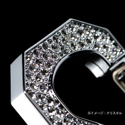 【クローム・ジェットヘマタイト】D.A.D クリスタル S字カラビナ フック【SB185】ギャルソン