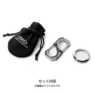 【クローム・ライトシャム】D.A.D クリスタル S字カラビナ フックミニ【SB190】ギャルソン
