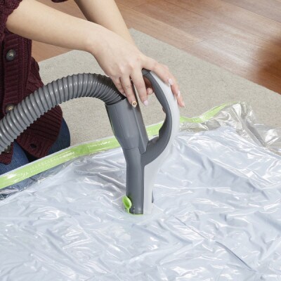 【日本製】ふとん圧縮袋 Mサイズ 2枚入り (シングル掛けふとん用)