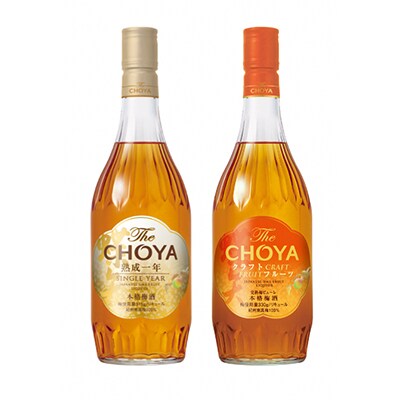 The CHOYA 1年&CRAFT　FRUITセット(チョーヤ梅酒)C028