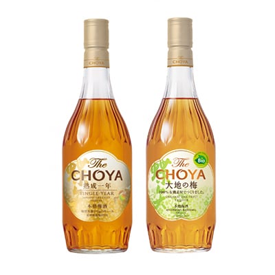 The CHOYA 1年&大地の梅セット(チョーヤ梅酒)C029