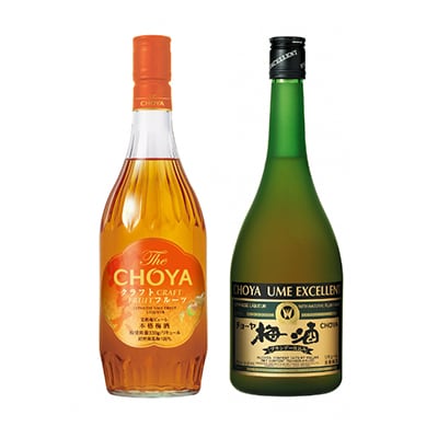 The CHOYA CRAFT FRUIT&エクセレントセット(チョーヤ梅酒)C048