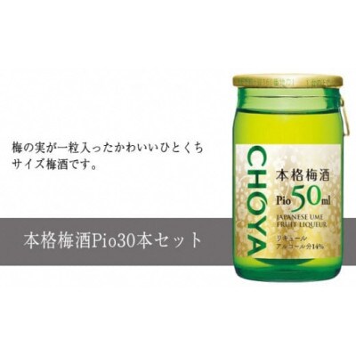 チョーヤ梅酒(株)の本格梅酒Pio30本セット C017