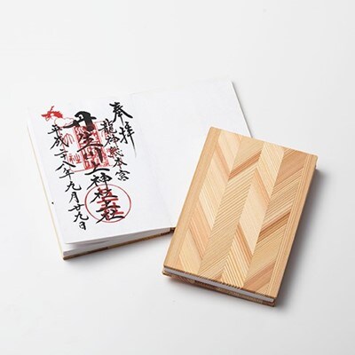 kitosumu(キトスム)　吉野杉のご朱印帳(杉柾波)