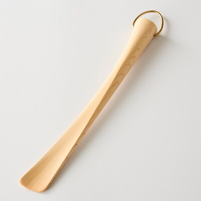 吉野ひのきの靴べらS (左)