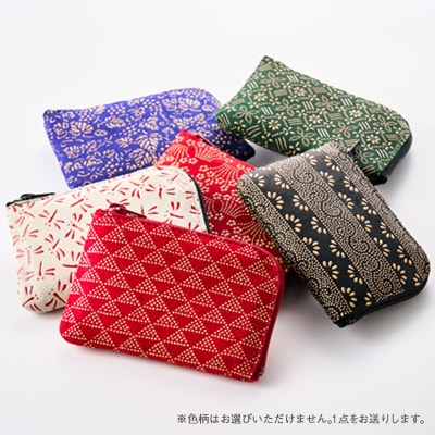 甲州印伝小銭入(L字ファスナー式)