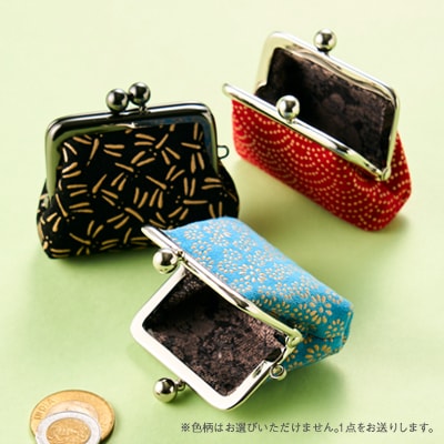 甲州印伝がま口