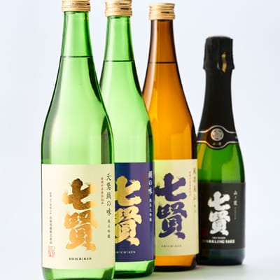 山梨のお酒　七賢　純米・純米吟醸・純米大吟醸・スパークリング日本酒　4本セット [日本酒]