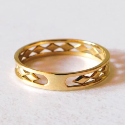 K10YG Fidel リング(サイズ13号)