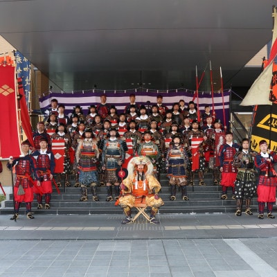 【信玄公祭り】甲冑を着て甲府の街を大行進!武田信玄公本陣隊参加!(侍役)