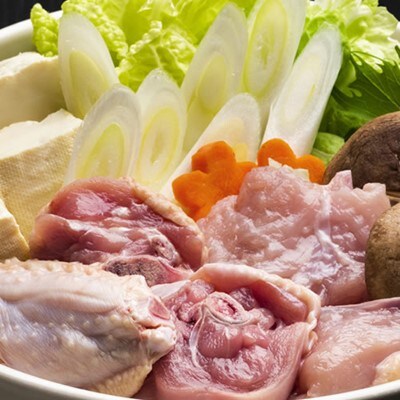 甲州地どり水炊き(コラーゲン白湯鍋)セット 3-4人前