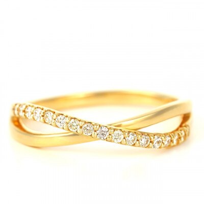 0.17CT　クロスラインダイヤモンドリング　RCR006DI-Y #7