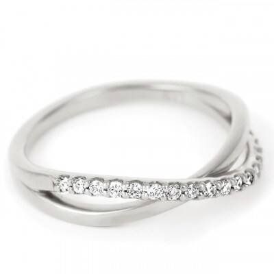 0.17CT　クロスラインダイヤモンドリング　RCR006DI-P #7