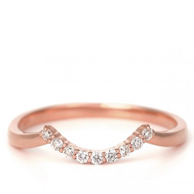 普段使いのカーブリング　0.09CT  RCR011DI-R #5