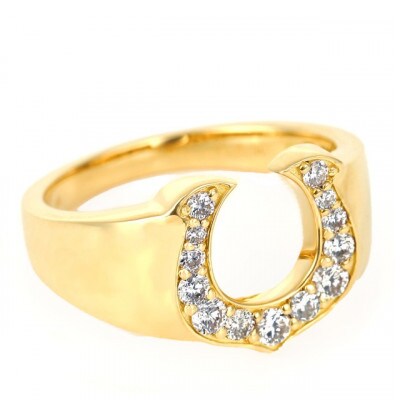 androgynous馬蹄リング 0.40CT　RCR012DI-Y #18