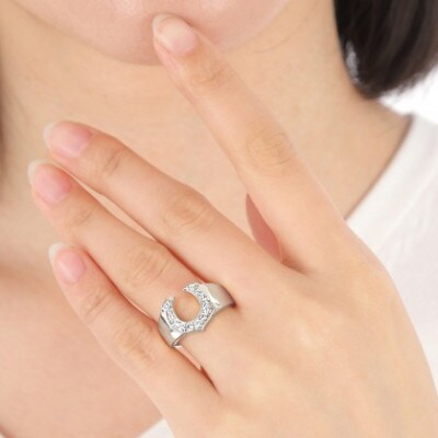 androgynous馬蹄リング 0.40CT　RCR012DI-P #13