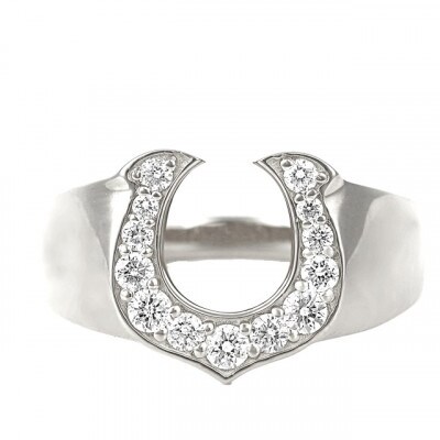 androgynous馬蹄リング 0.40CT　RCR012DI-P #16