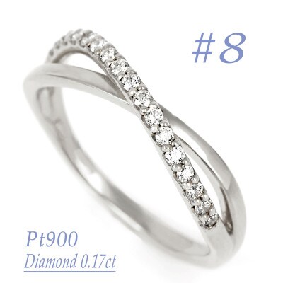0.17CT　クロスラインダイヤモンドリング　RCR006DI-P #8