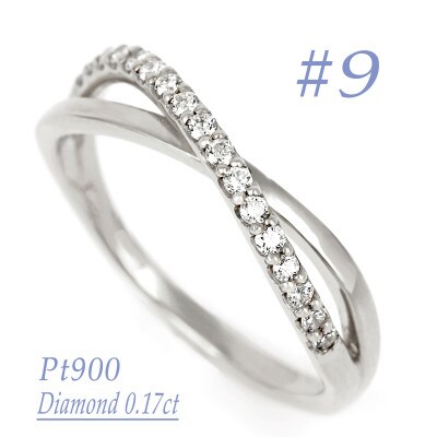 0.17CT　クロスラインダイヤモンドリング　RCR006DI-P #9