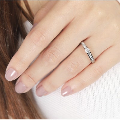 プラチナ ダイヤモンドリング 0.26CT  R3799DI-P2 #6