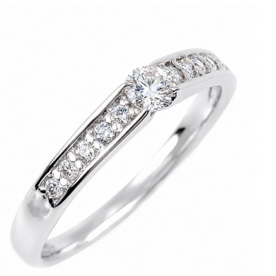 プラチナ ダイヤモンドリング 0.26CT  R3799DI-P2 #8