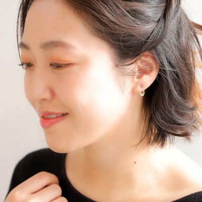 【山梨県】【ジュエリー】K18 Drop/ドロップ ピアス