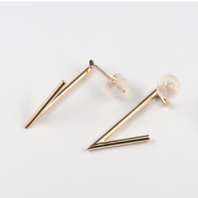 【山梨県】【ジュエリー】K10 triangle/トライアングル ピアス