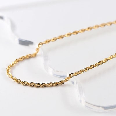 【山梨県】【ジュエリー】K18 shiny rope/シャイニーロープ ブレスレット