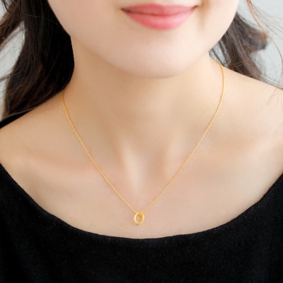 【山梨県】【ジュエリー】K24 pure gold link/リンク ペンダントトップ