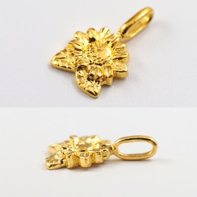 【山梨県】【ジュエリー】K24 sunflower/サンフラワー ペンダントトップ