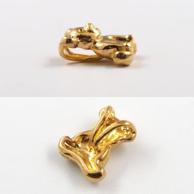 【山梨県】【ジュエリー】K24 pure gold Bear/ベアー ペンダントトップ
