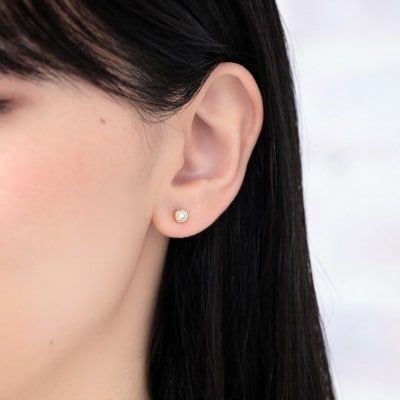 【山梨県】【ジュエリー】K18 Sirius/シリウス ダイヤモンド0.3ct ピアス