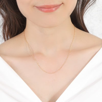 【山梨県】【ジュエリー】K18 screw/スクリュー 1.2mmネックレス