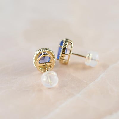 【山梨県】【ジュエリー】K18 briller/ブリエ オーバル ピアス