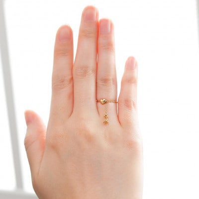 【山梨県】【ジュエリー】K18 Shen/シェン チェーン リング