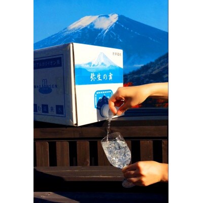 飲む温泉水「真木温泉 弥生の舞」飲泉力(10リットル×2箱)