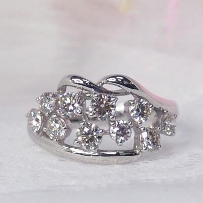 1ct プラチナ ダイヤモンド スイートテンリング 14 Hr 0078 お礼品詳細 ふるさと納税なら さとふる