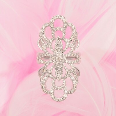 PT900 2.1ct ダイヤモンド リング　#18　HR-009328