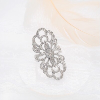 PT900 2.1ct ダイヤモンド リング　#18　HR-009328