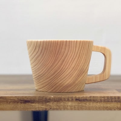 花と木の工房 メイフラワーズ ヒノキのコーヒーカップ