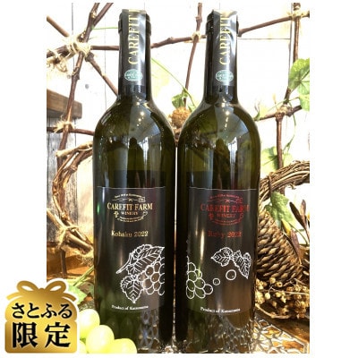 【さとふる限定】コハク&ルビー　樽熟成の贅沢ワインセット