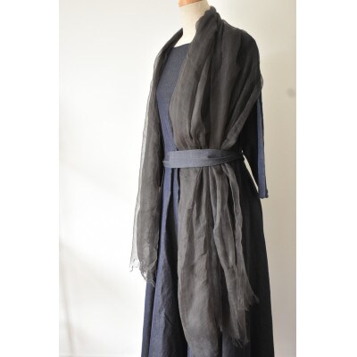 Ra500 plain black　～極薄麻生地を身に纏う～